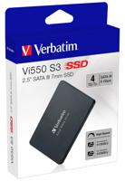 Verbatim Vi550 S3 4 TB SSD harde schijf (2.5 inch) SATA 6 Gb/s, SATA III Retail 49355