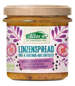 Allos Linzenspread beluga balsamico bio