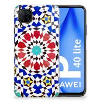 Huawei P40 Lite | TPU | Siliconen hoesje | Mozaïek