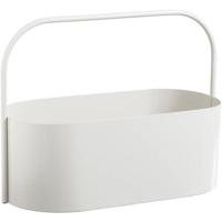 Tray met hengsel Malaga - off-white - 26x35x17 cm - Leen Bakker