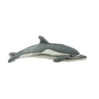 Levensechte Hansa pluche dolfijnen knuffel 40 cm - thumbnail