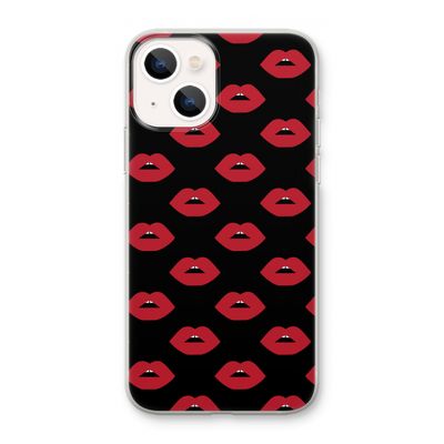Lips: iPhone 13 mini Transparant Hoesje