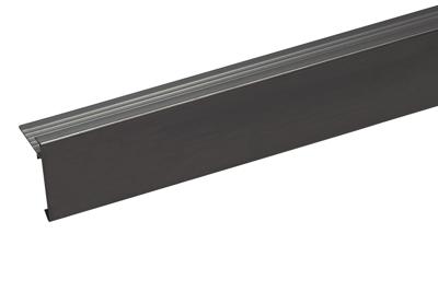 Aluminium Daktrim Zwartgrijs RAL7021 60 x 64 x 2500 mm