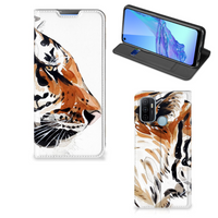 Bookcase OPPO A53 | A53s Watercolor Tiger