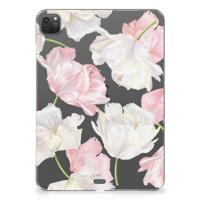 iPad Pro 11 (2024) Siliconen Hoesje Lovely Flowers
