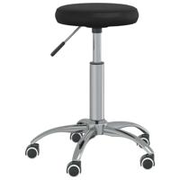 VidaXL Massagekruk kunstleer zwart