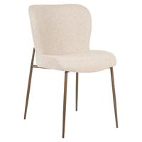 Richmond Eetkamerstoel 'Odarby' Bouclé, kleur Biscotti