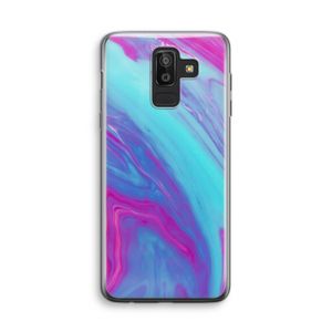 Zweverige regenboog: Samsung Galaxy J8 (2018) Transparant Hoesje