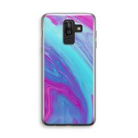 Zweverige regenboog: Samsung Galaxy J8 (2018) Transparant Hoesje