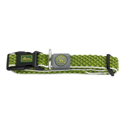 Hondenhalsband Hunter Basic Draad Limoen 20