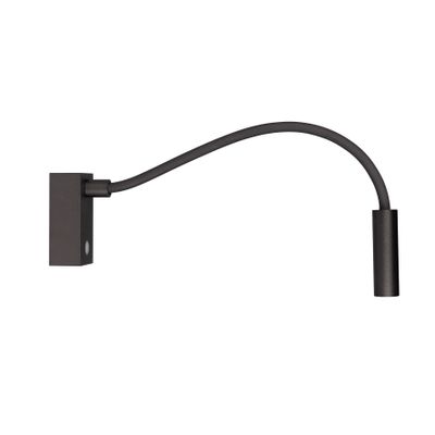 BW0008 LED-wandlamp flex 3W 2700K Dimbaar Zwart