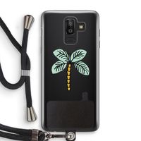 Palmboom: Samsung Galaxy J8 (2018) Transparant Hoesje met koord