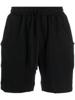 STYLAND short en coton à taille à lien de resserrage - Noir