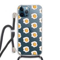 Bacon to my eggs #1: iPhone 12 Pro Transparant Hoesje met koord