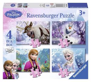 Ravensburger 4 puzzels 12+16+20+24 stukjes disney frozen