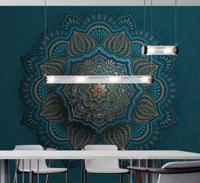 Mandala fotobehang Mandala turkoois