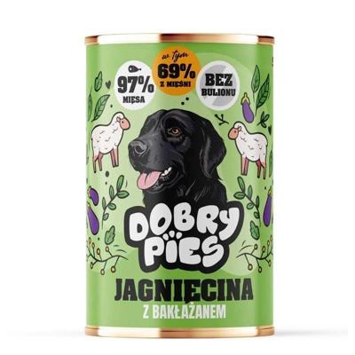 DOBRY PIES Lamb with eggplant - natvoer voor honden - 400g