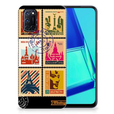 OPPO A52 | A72 | Silliconen Back Cover | Postzegels