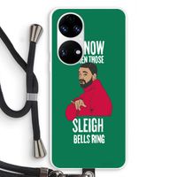 Sleigh Bells Ring: Huawei P50 Transparant Hoesje met koord