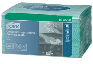 Reinigingsdoek Tork Long lasting W8 multifunctioneel groen 194550