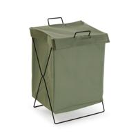 Wasmand Versa Groen Polyester Metaal Polyethyleen 35 X 48 X 30 CM - thumbnail