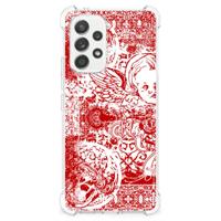 Extreme Case Samsung Galaxy A53 5G Angel Skull Rood