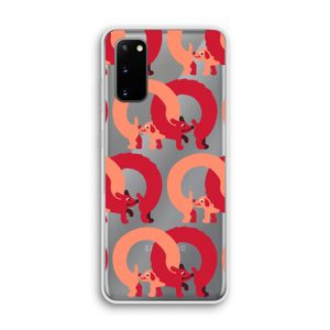 Dogs: Samsung Galaxy S20 Transparant Hoesje