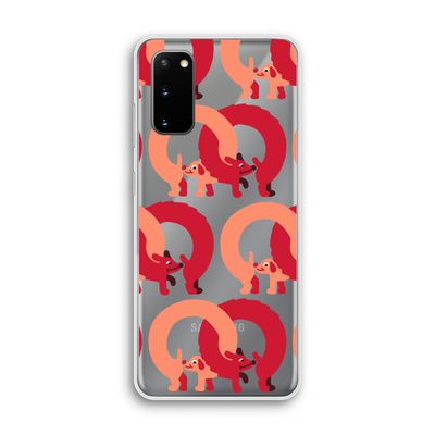 Dogs: Samsung Galaxy S20 Transparant Hoesje