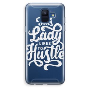 Hustle Lady: Samsung Galaxy A6 (2018) Transparant Hoesje