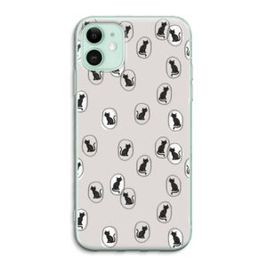 Miauw: iPhone 11 Transparant Hoesje