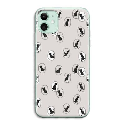 Miauw: iPhone 11 Transparant Hoesje