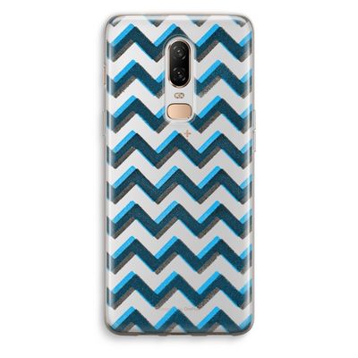 Onderbroken lijn: OnePlus 6 Transparant Hoesje
