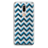 Onderbroken lijn: OnePlus 6 Transparant Hoesje