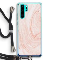 Peach bath: Huawei P30 Pro Transparant Hoesje met koord