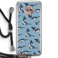 Narwhal: Motorola Moto G6 Transparant Hoesje met koord