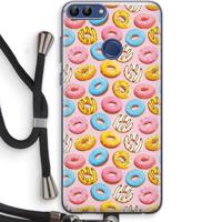 Pink donuts: Huawei P Smart (2018) Transparant Hoesje met koord - thumbnail
