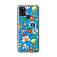Fruitsticker: Samsung Galaxy A21s Transparant Hoesje
