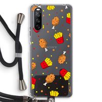 Chicken 'n Fries: Sony Sony Xperia 10 III Transparant Hoesje met koord