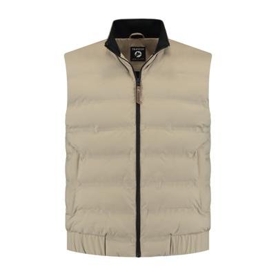 Travelin&apos; Men - bodywarmer - Taupe - Maat XL