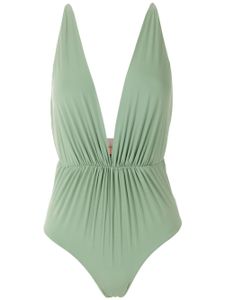 Clube Bossa maillot de bain Clavert à col v profond