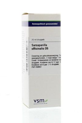 VSM Sarsaparilla officinalis D6 (20 ml)