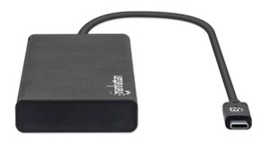 Manhattan 152747 laptop dock & poortreplicator USB Type-C Zwart