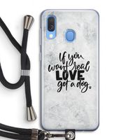 Partner in crime: Samsung Galaxy A40 Transparant Hoesje met koord