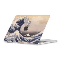 Lunso MacBook Air 13 inch (2018-2020) cover hoes - case - Hokusai&apos;s Great Wave