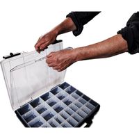 raaco CarryLite 80 4x8-9 Blauw Polycarbonaat (PC), Polypropyleen (PP) - thumbnail