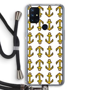 Musketon Anchor: OnePlus Nord N10 5G Transparant Hoesje met koord