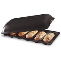 Emile Henry Broodbakvorm voor 5 mini baguettes - Fusain