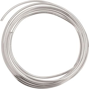 2x Hobby aluminium draad zilver 2 mm x 200 cm