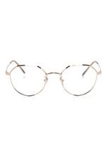 Giorgio Armani lunettes de vue à monture octogonale - Métallisé