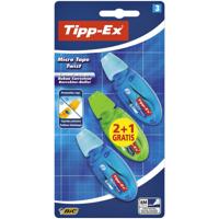 Correctietape Tipp-Ex micro twist 5mmx8m blister 2+1 gratis